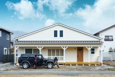 本格カリフォルニアスタイルの平屋
